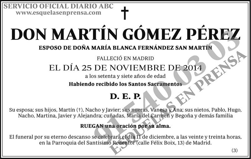 Martín Gómez Pérez